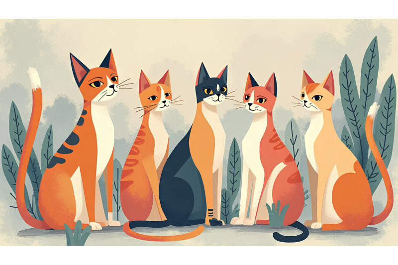 cubist-cats-in-geometric-design