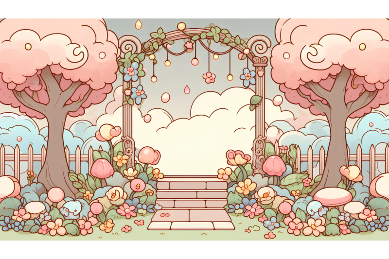 dreamy-garden-frame-pastel-vision