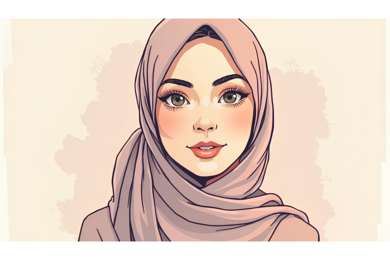 elegant-hijabi-beauty-impressionist-flair