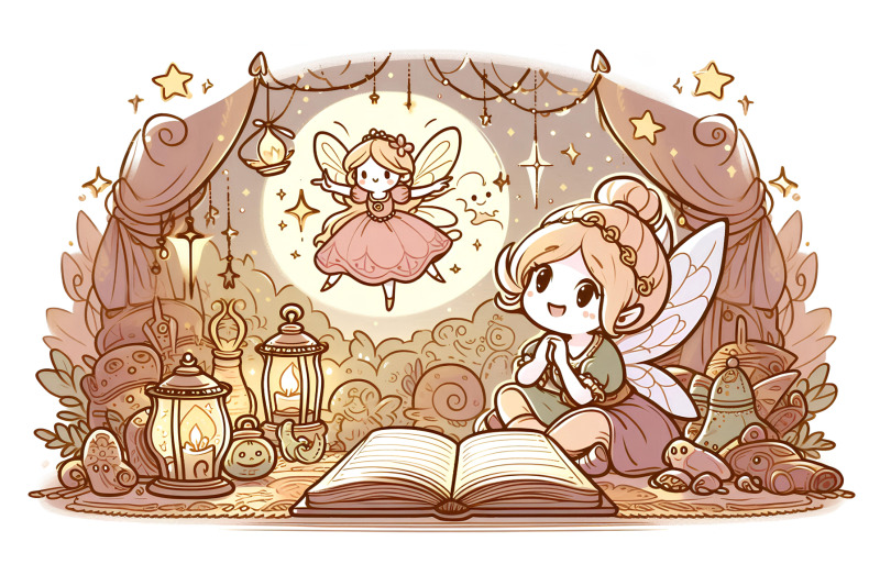 fairy-tale-scene-with-a-floating-fairy-storybook