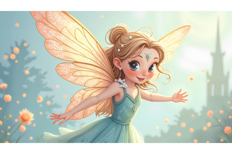 fairy-with-lace-wings-magical-tempera-effect