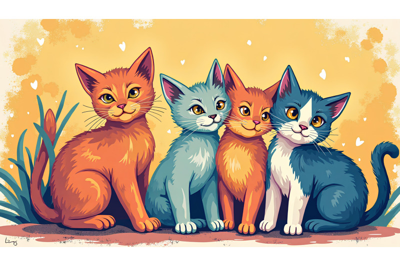 fauvism-kittens-with-bold-colors