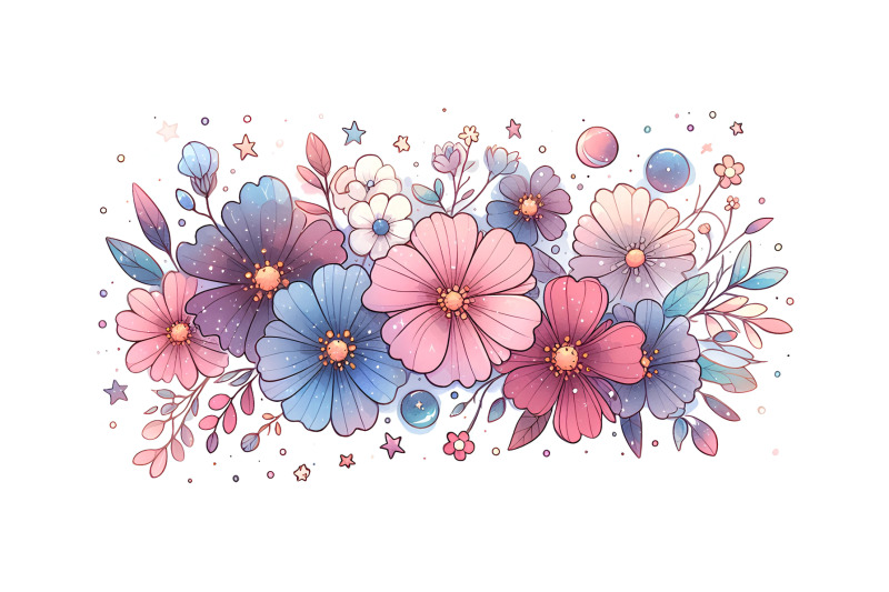 flowers-celestial-petals-watercolor