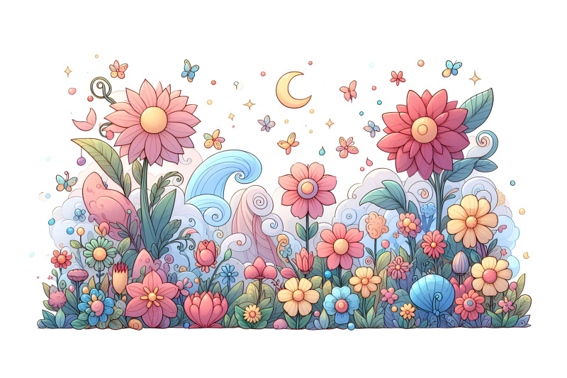 flowers-dreamland-petals-tempera