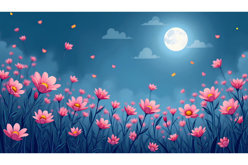 flowers-moonlit-petals-surrealism