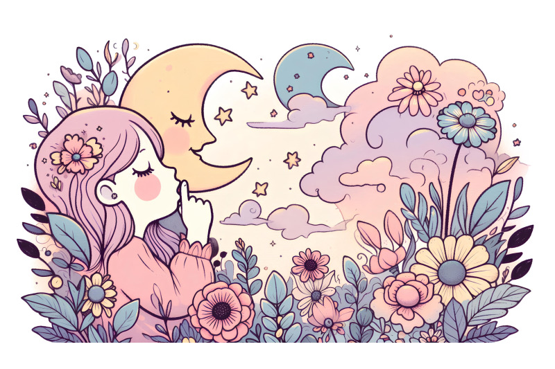 flowers-moonlit-whispers-pastels