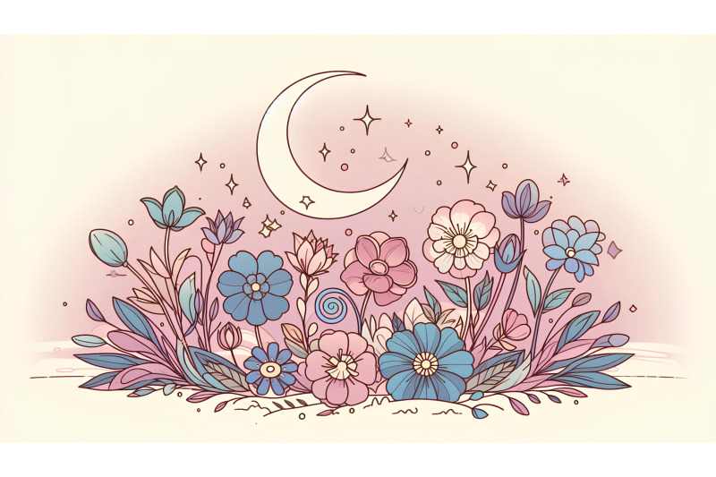 flowers-moonlit-whispers-pastels