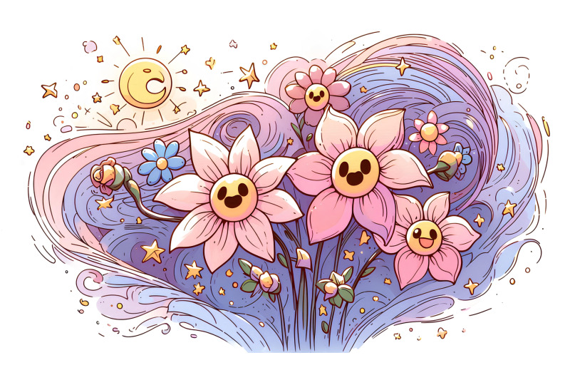 flowers-starry-symphony-expressionism