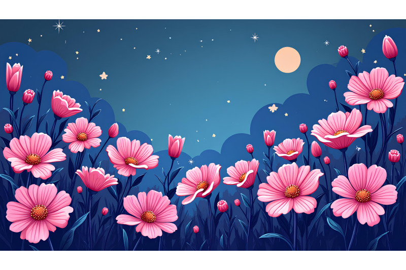 flowers-twilight-petals-pop-art