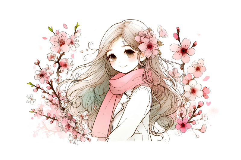 girl-in-full-bloom-delicate-watercolor