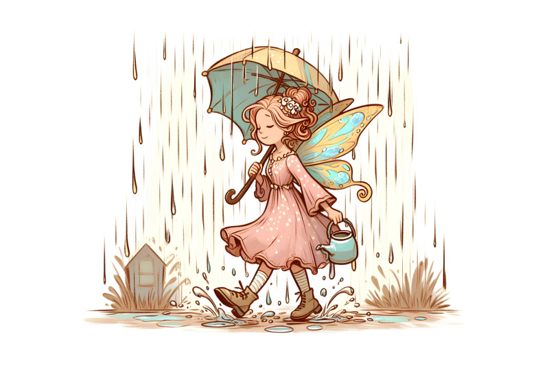 impressionist-fairy-strolling-through-rain