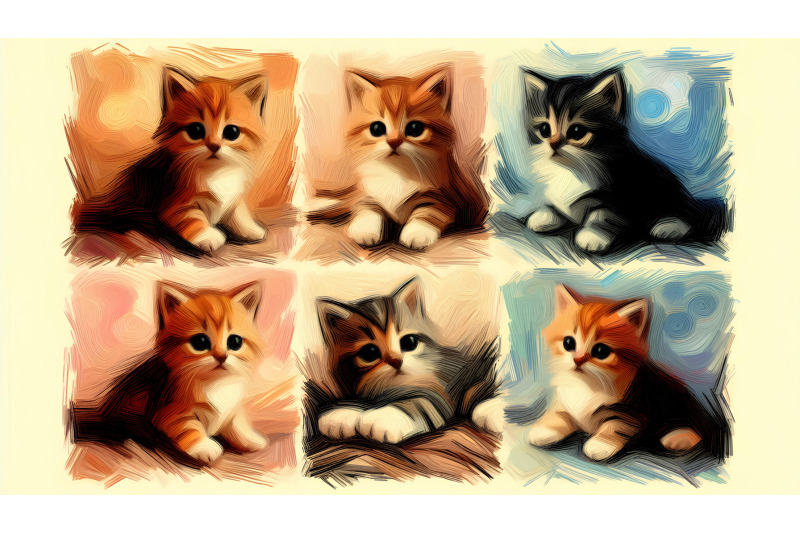 impressionist-kittens-in-soft-brushstrokes