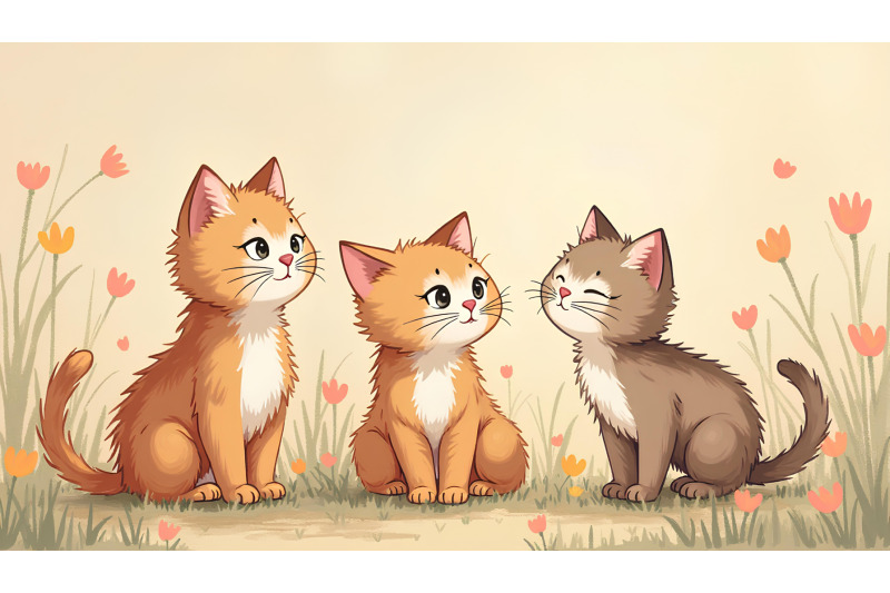 impressionist-kittens-in-warm-tones
