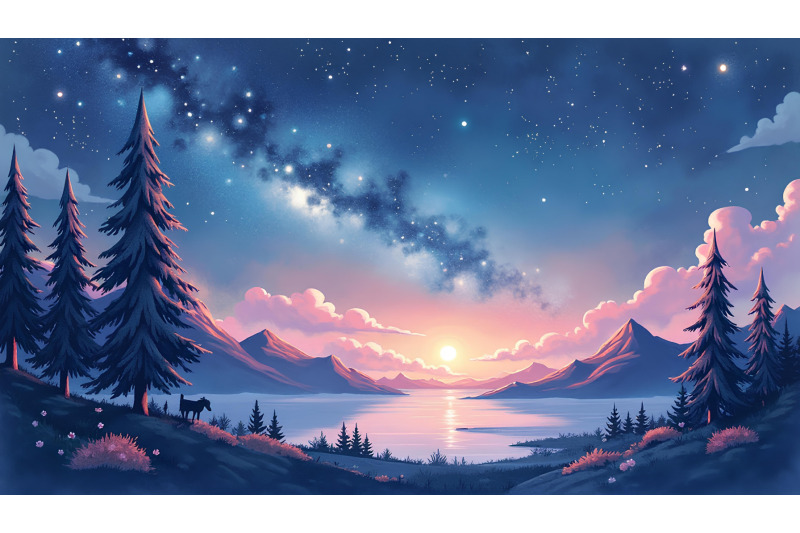 ink-wash-painting-of-starlit-fantasy
