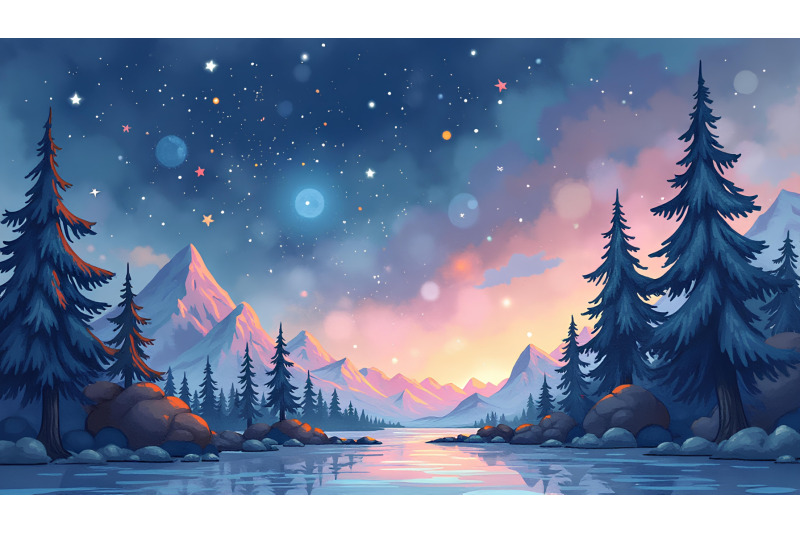 ink-wash-painting-of-starlit-fantasy