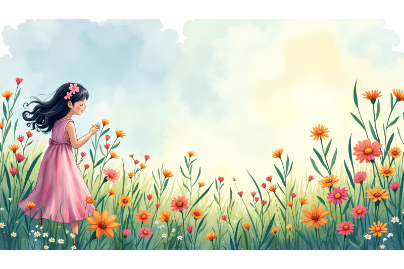 ink-and-watercolor-fusion-of-meadow-magic