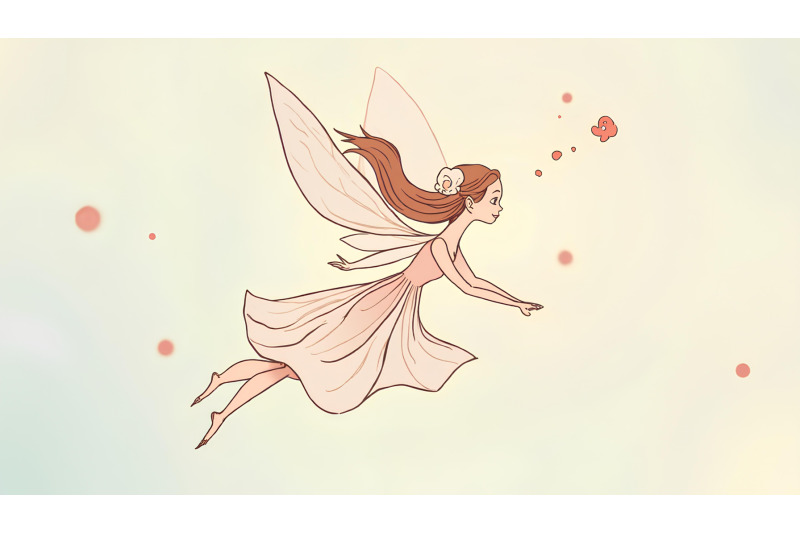 minimalist-fairy-with-soft-flowing-lines