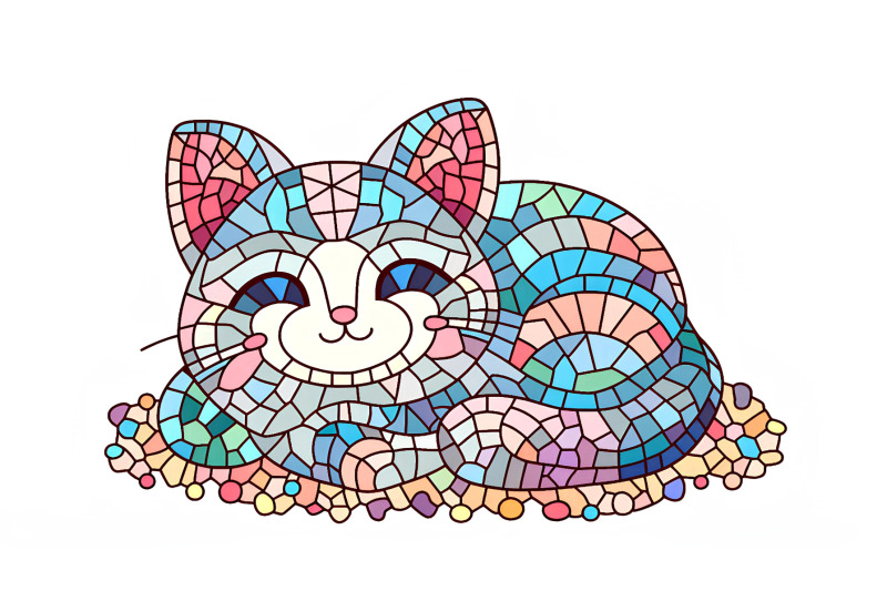 mosaic-kitten-art-with-tiny-tiles