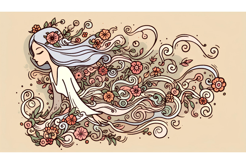 mystic-woman-blending-into-a-floral-breeze