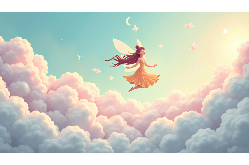 otherworldly-fairy-drifting-in-clouds-ethereal-scene