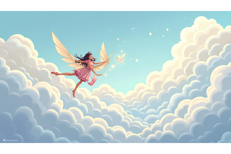 otherworldly-fairy-drifting-in-clouds-ethereal-scene