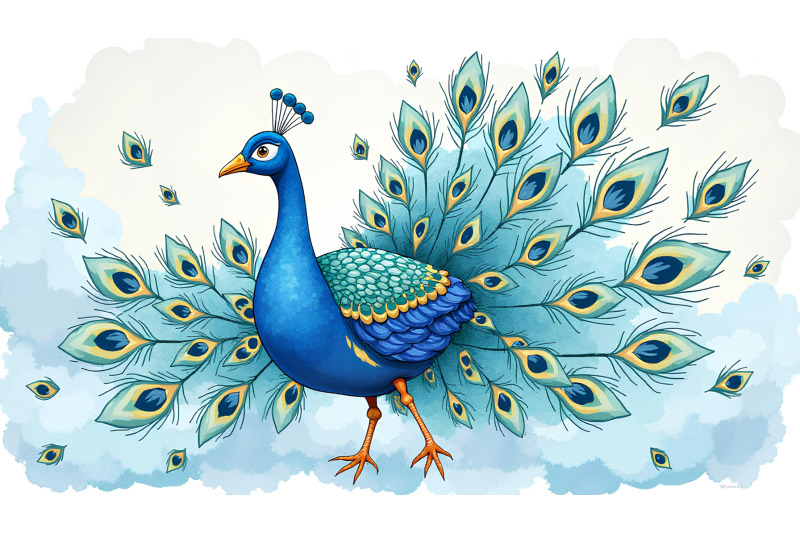 peacock-celestial-majesty-watercolor