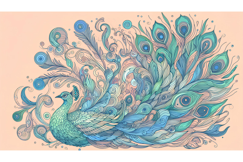 peacock-ethereal-grace-surrealism