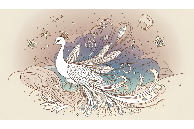 peacock-ethereal-grace-surrealism