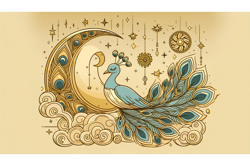 peacock-golden-dreams-art-deco