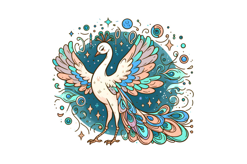 peacock-mystic-aura-tempera