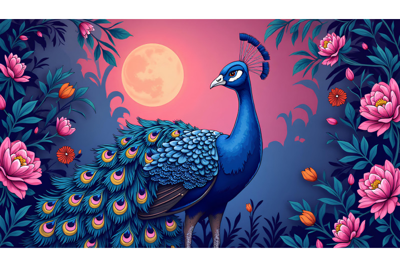 peacock-neon-dreams-fauvism