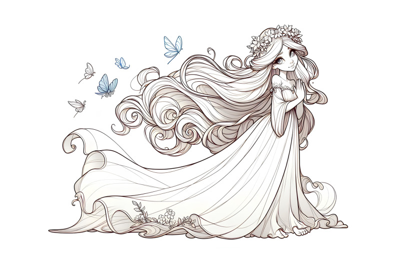 realistic-fairy-in-flowing-white-dress