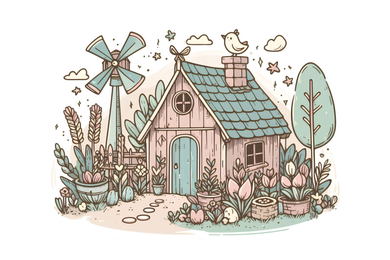 rustic-charm-pastel-garden-design