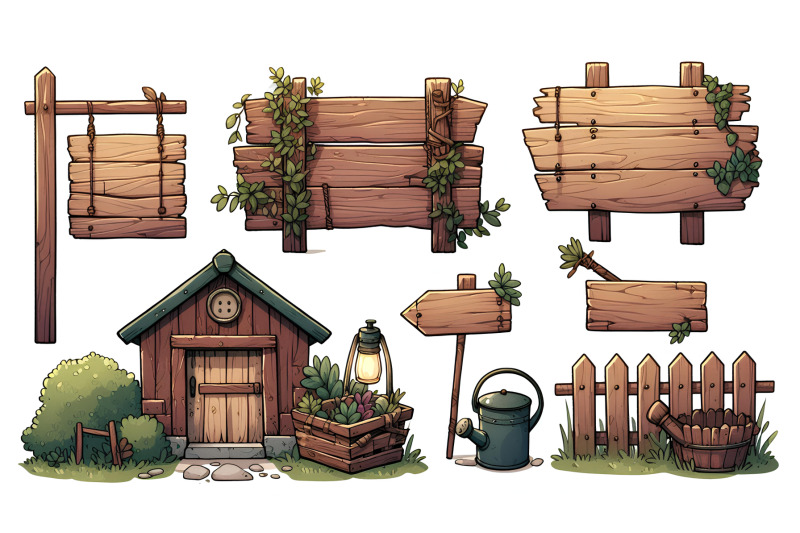 rustic-garden-board-watercolor-charm