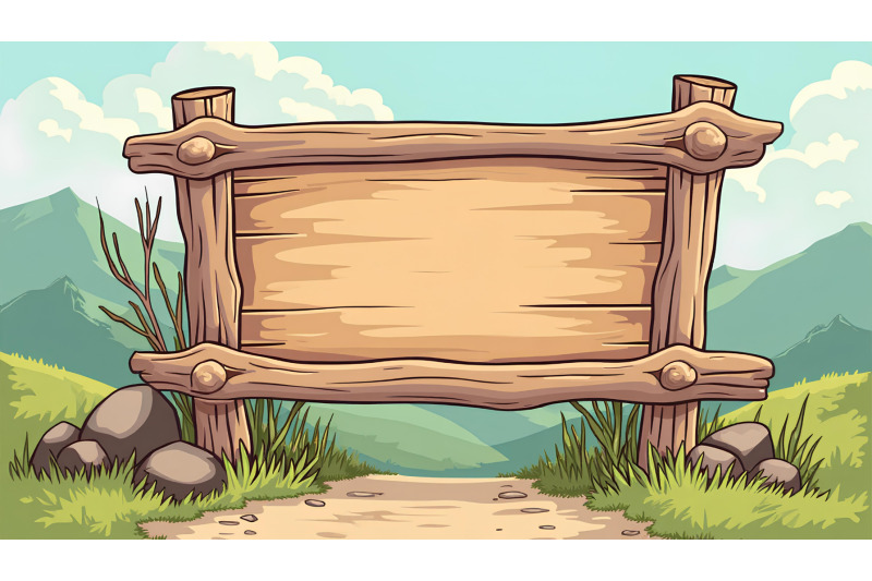 rustic-wooden-sign-digital-art