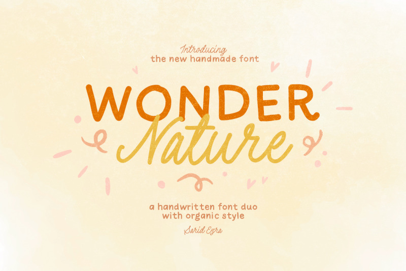 wonder-nature-monoline-font-duo