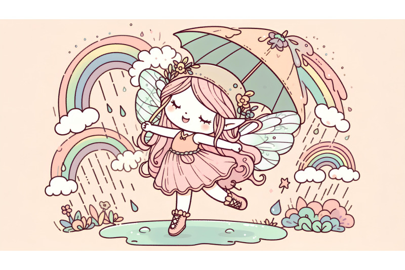 soft-pastel-fairy-dancing-in-the-rain