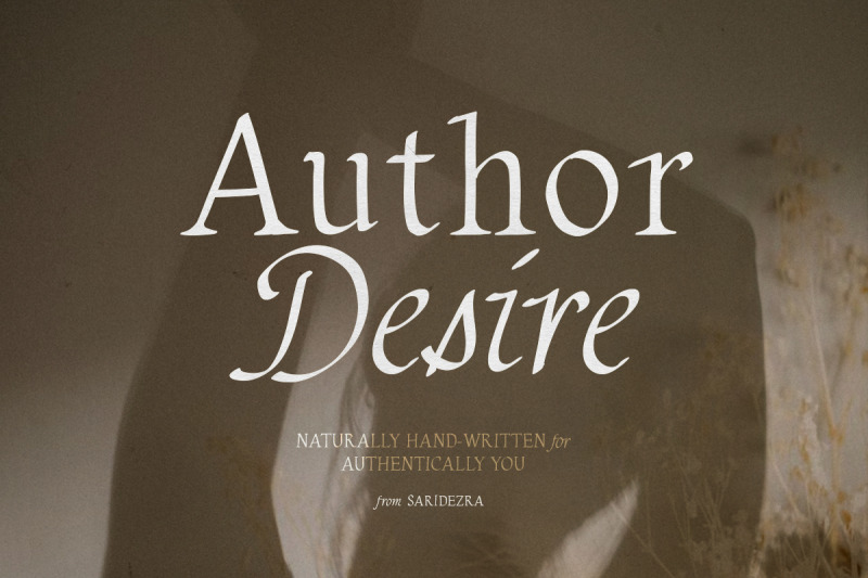 author-desire-handwritten-serif