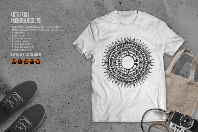 mandala-line-outline-with-decorative-grass