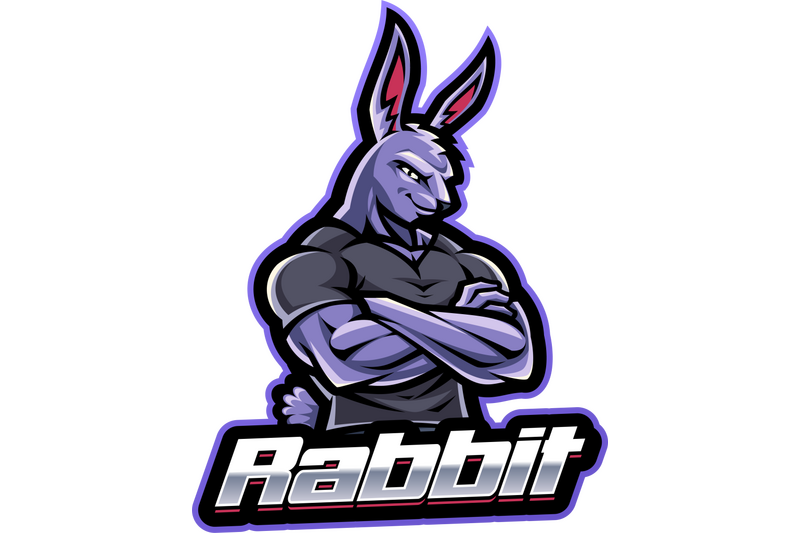 strong-rabbit-esport-mascot-logo-design