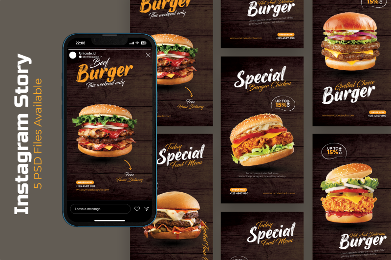 burger-instagram-story-template