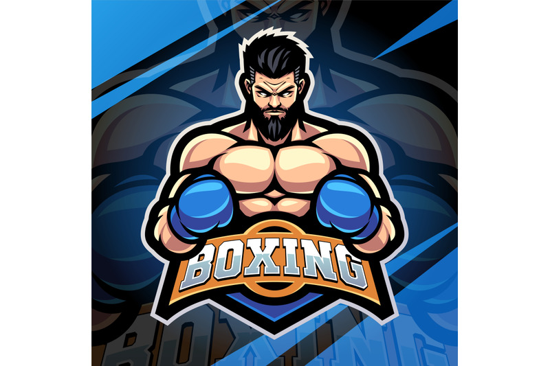 boxing-esport-mascot-logo-design