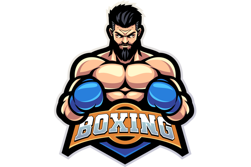 boxing-esport-mascot-logo-design