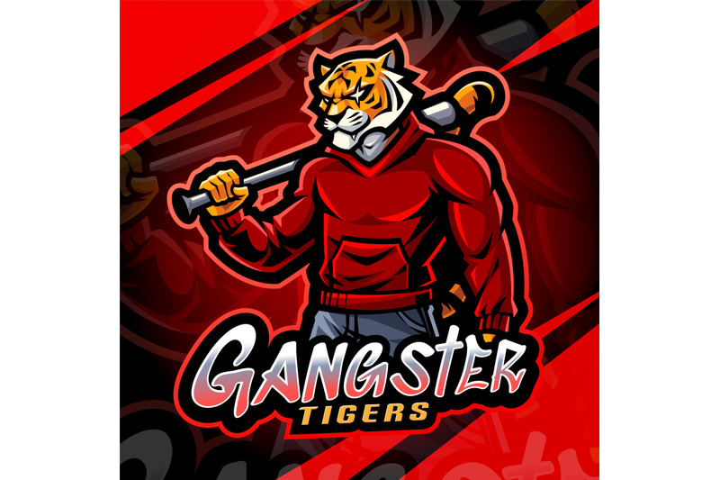 gangster-tiger-esport-mascot-logo-design