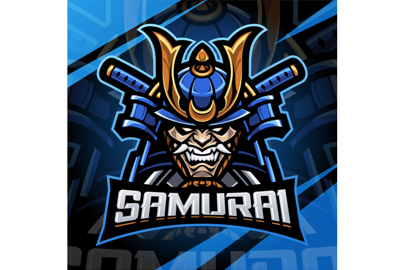 samurai-head-esport-mascot-logo-design