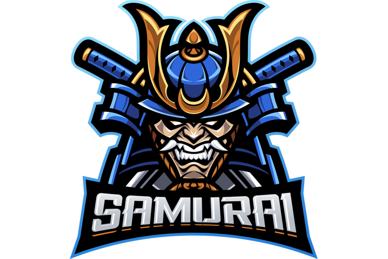 samurai-head-esport-mascot-logo-design