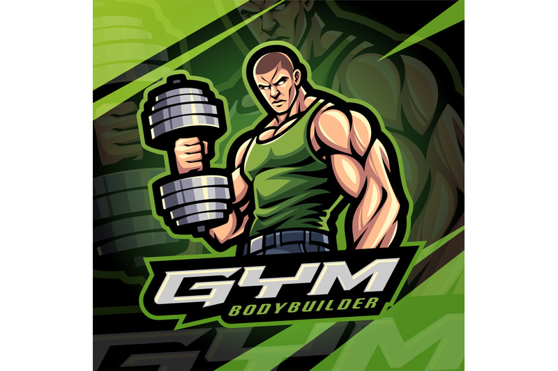 gym-bodybuilder-esport-mascot-logo-design