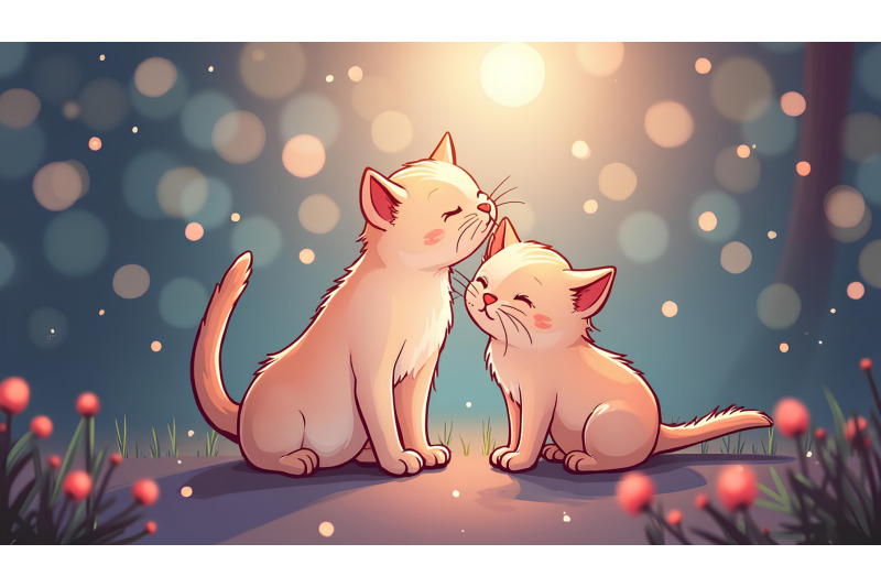 soft-focus-kittens-in-glowing-light
