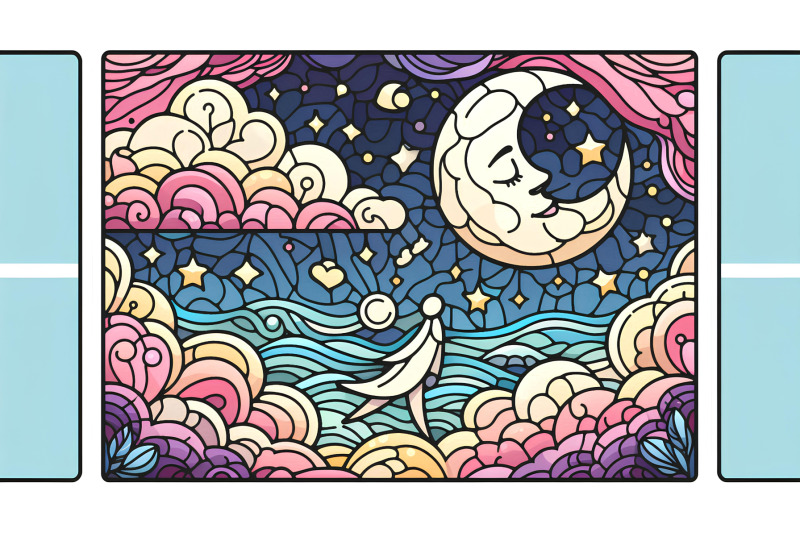 stained-glass-effect-dreamy-moon