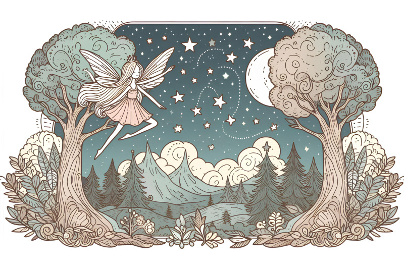 starry-night-fairy-above-enchanted-forest-celestial